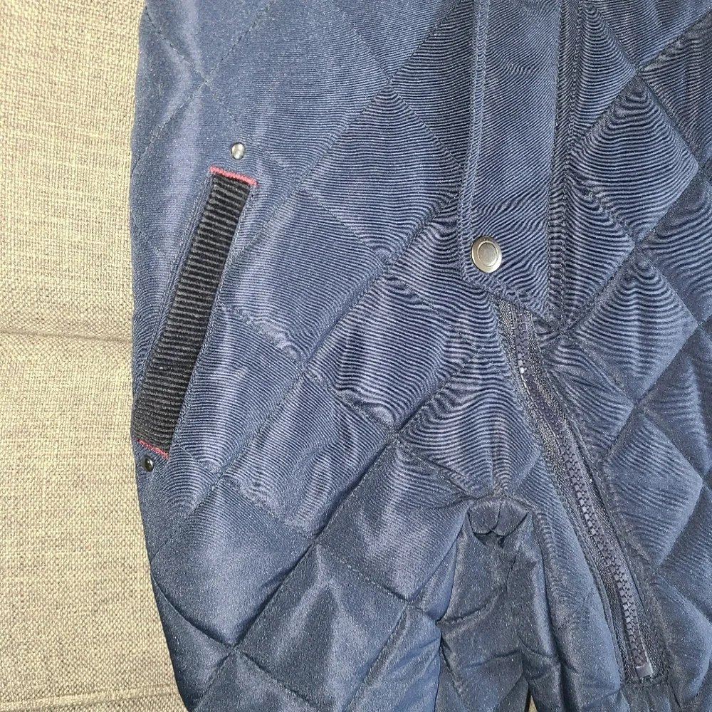 Rothschild Snowsuit 6/9M‎ Infant Winter Suit Navy Blue lined Flannel hood